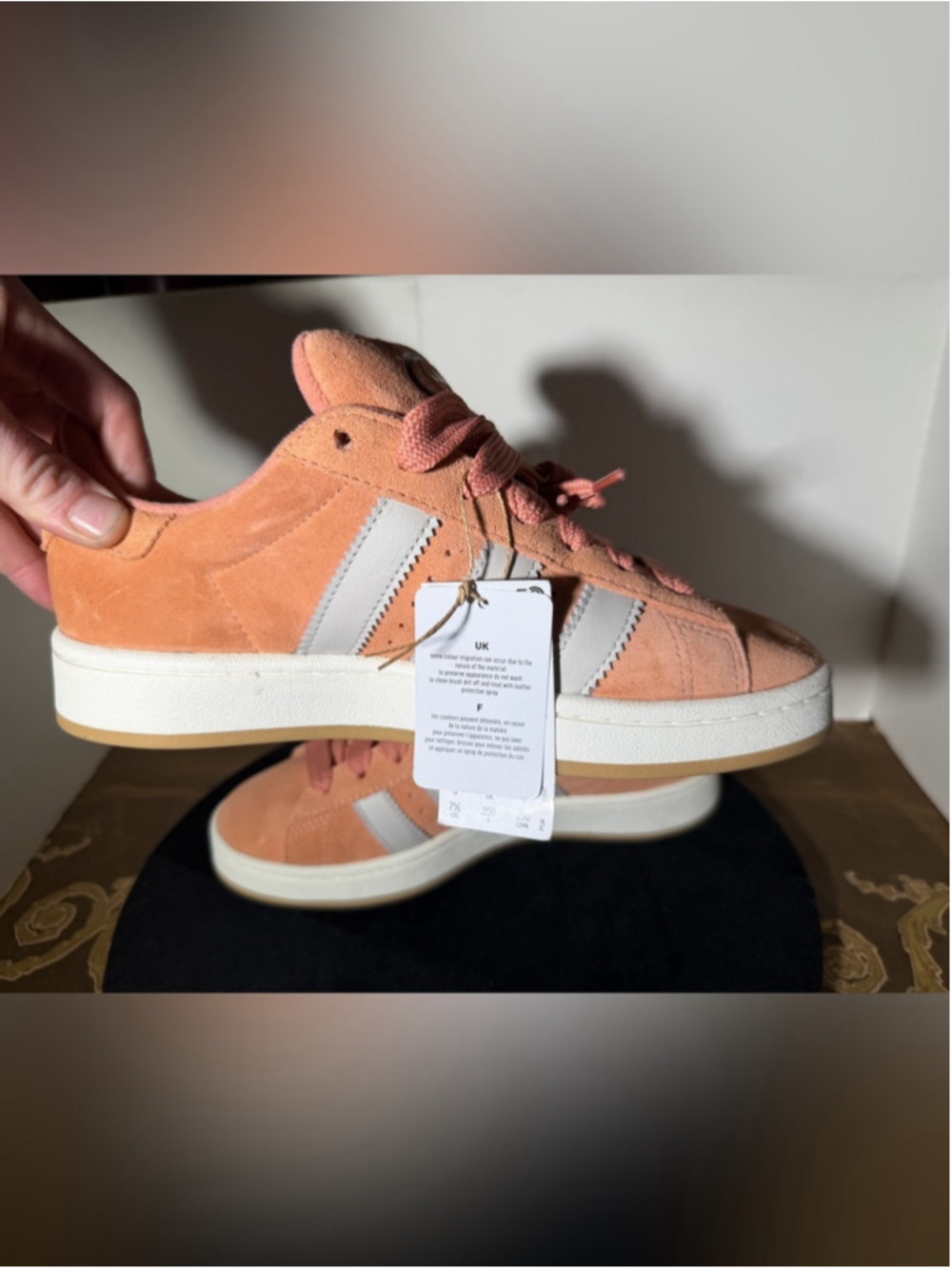 Adidas Originals Campus 00s Pink Suede Sneakers Women's US 7.5 New With Tags - Picture 11 of 15